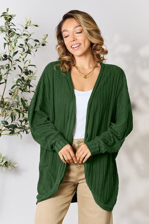 Basic Bae Full Size Ribbed Cocoon Cardigan - Do Shop It™