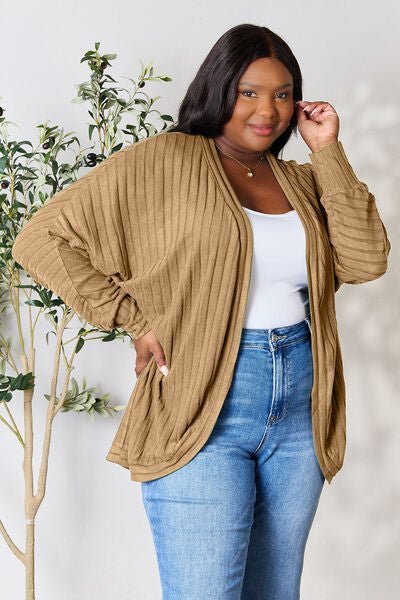 Basic Bae Full Size Ribbed Cocoon Cardigan - Do Shop It™