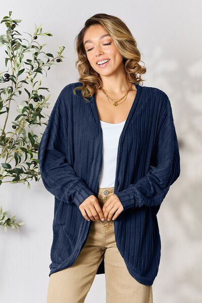 Basic Bae Full Size Ribbed Cocoon Cardigan - Do Shop It™