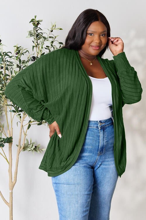 Basic Bae Full Size Ribbed Cocoon Cardigan - Do Shop It™