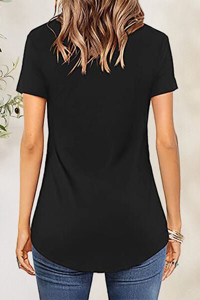 Crisscross Short Sleeve T-Shirt - Do Shop It™