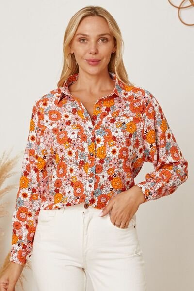 Ditsy Floral Collared Neck Shirt - Do Shop It™