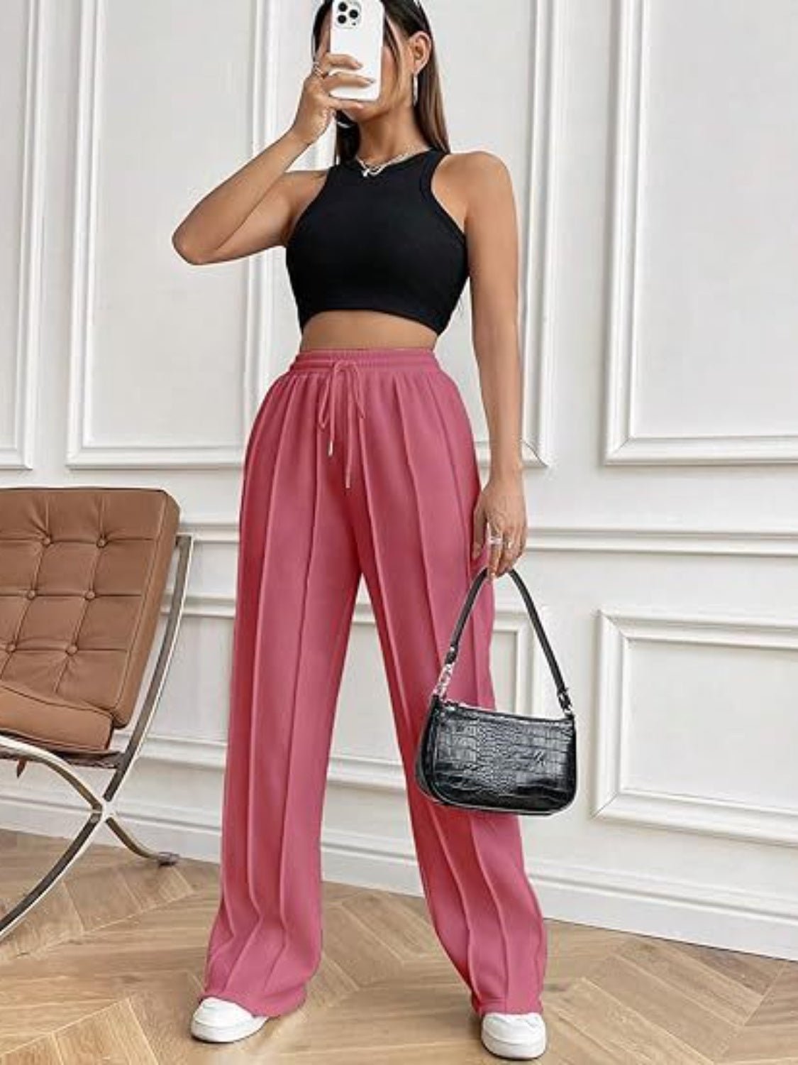 Drawstring Wide Leg Pants with Pockets - Do Shop It™