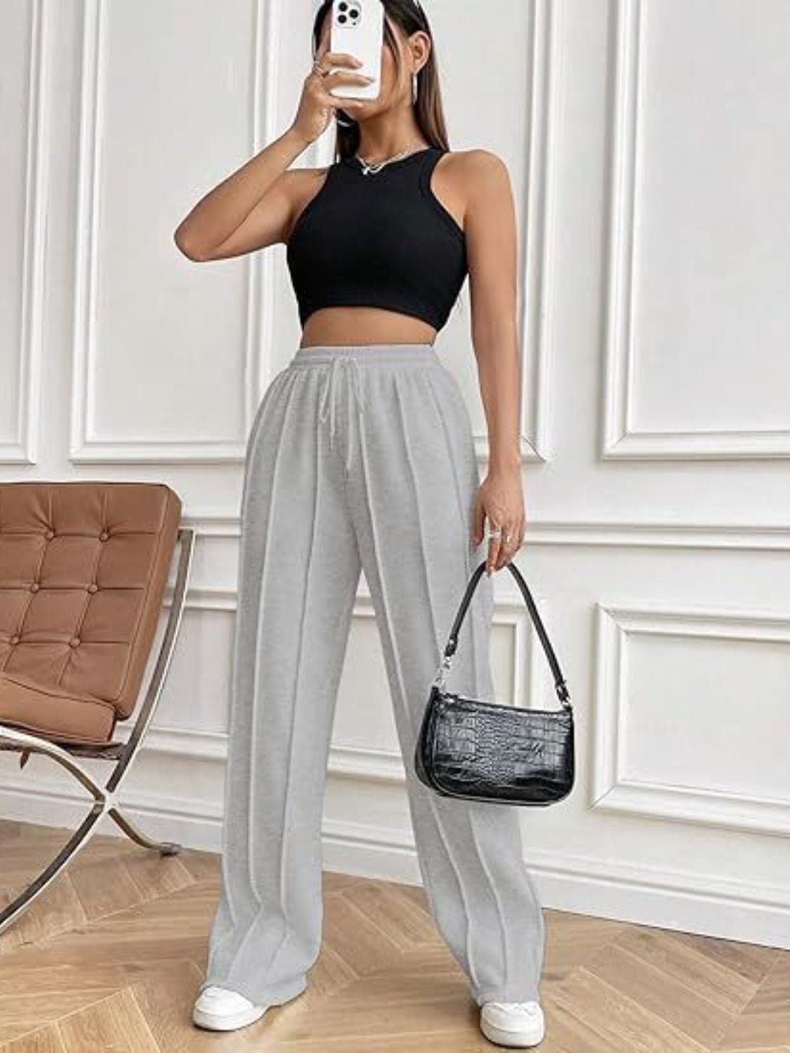 Drawstring Wide Leg Pants with Pockets - Do Shop It™