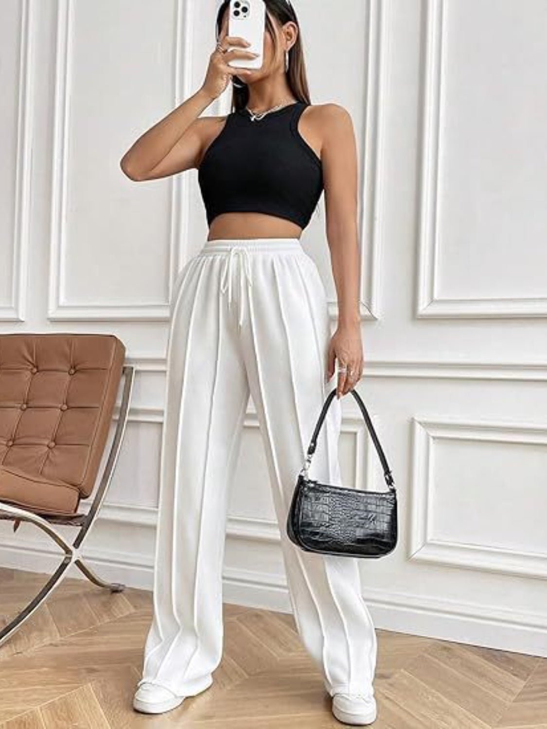 Drawstring Wide Leg Pants with Pockets - Do Shop It™