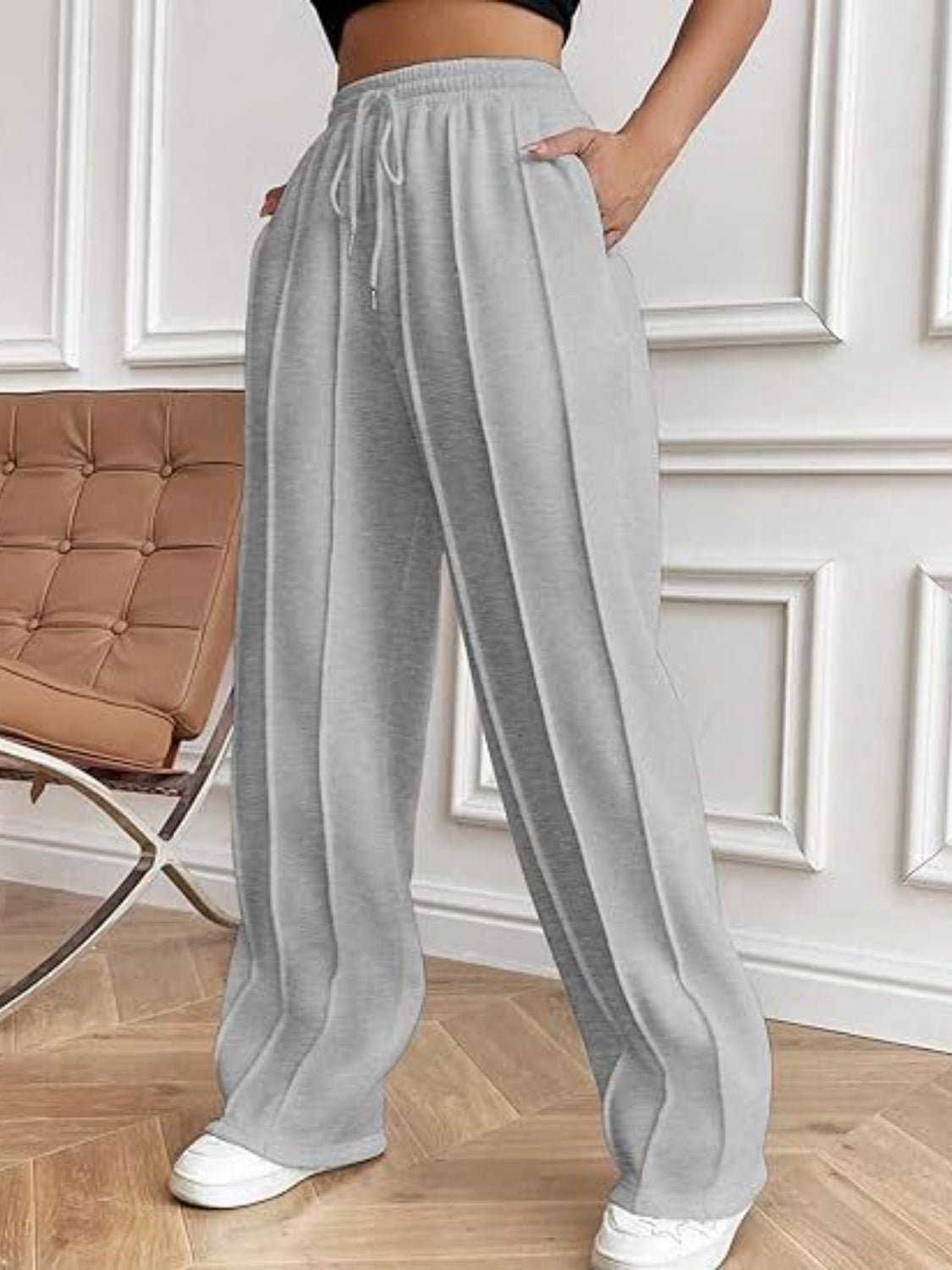 Drawstring Wide Leg Pants with Pockets - Do Shop It™