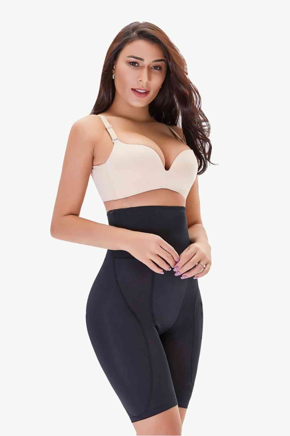 Full Size High Waisted Pull - On Shaping Shorts - Do Shop It™