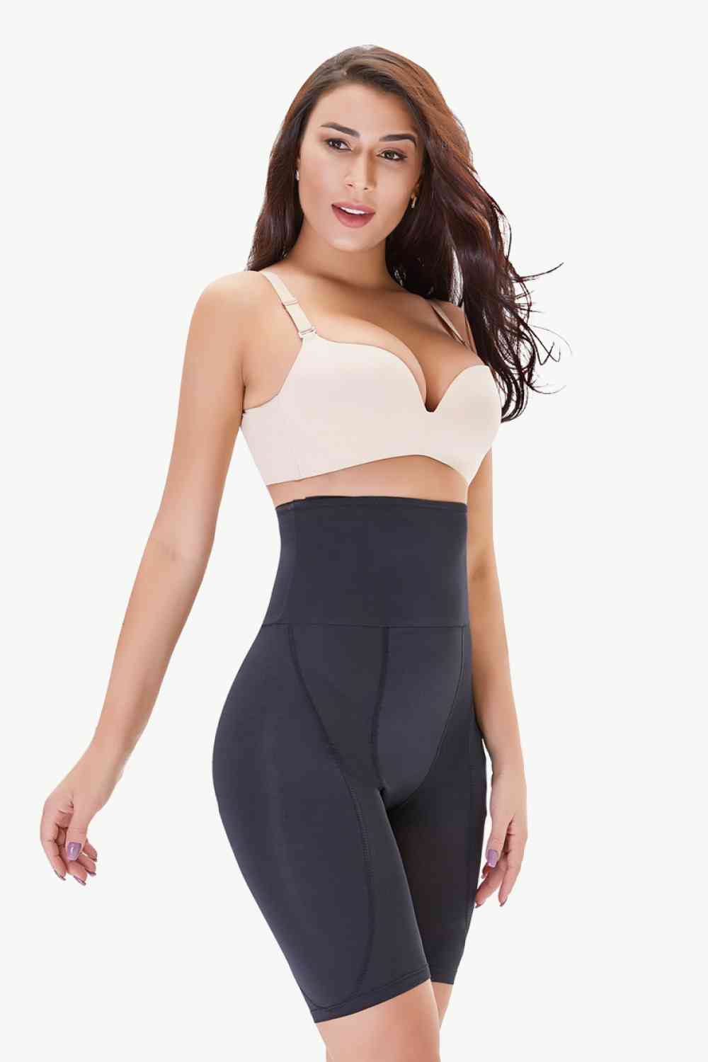 Full Size High Waisted Pull - On Shaping Shorts - Do Shop It™