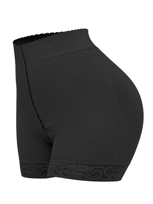 Full Size Lace Detail Hook - and - Eye Shaping Shorts - Do Shop It™